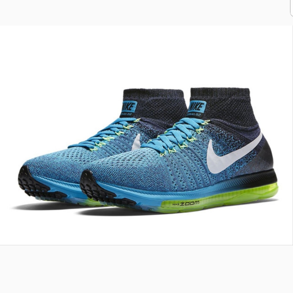 Men's Nike Zoom All Out- Flyknit Sock Top Sneakers